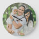 Reloj Redondo Grande Superposición de fotografía de familia de personal (Front)