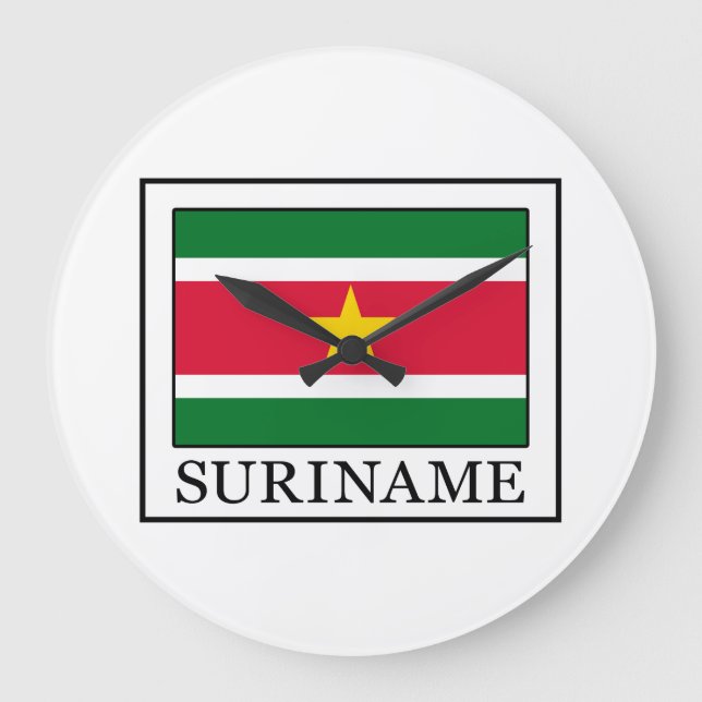 Reloj Redondo Grande Suriname (Anverso)