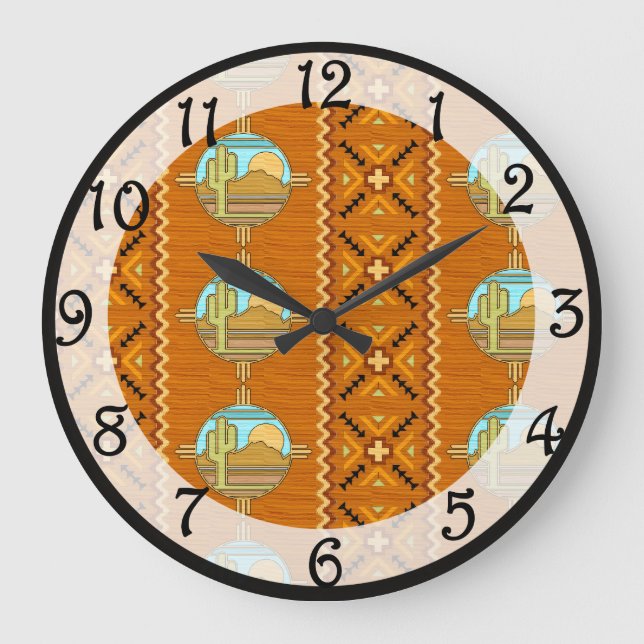 Reloj Redondo Grande Suroeste (Anverso)