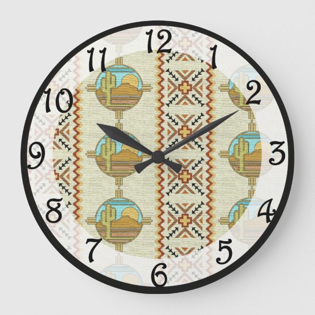 Reloj Redondo Grande Suroeste (Anverso)