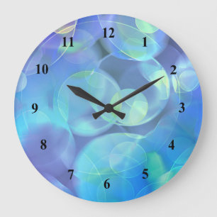 Reloj Redondo Grande Surreal Fractal Abstract Design
