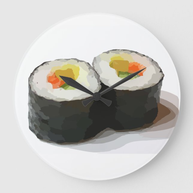 RELOJ REDONDO GRANDE SUSHI WALL CLOCKS (Anverso)