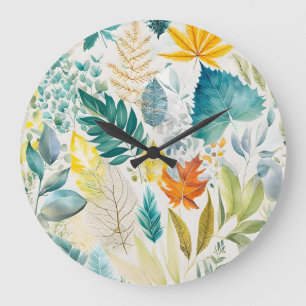 Reloj Redondo Grande Susurros del bosque