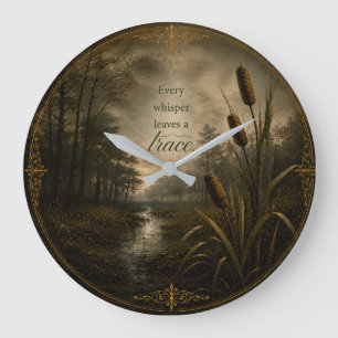 Reloj Redondo Grande Susurros en Hollow Creek - Juliet Thorne
