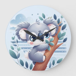 Reloj Redondo Grande Sweet Baby Koala - Large Clock