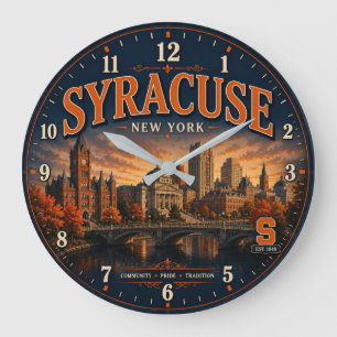 Reloj Redondo Grande Syracuse New York
