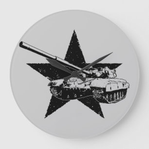 Reloj Redondo Grande T-64 Main battle tank