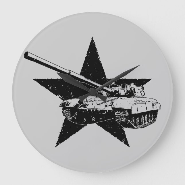 Reloj Redondo Grande T-64 Main battle tank (Anverso)