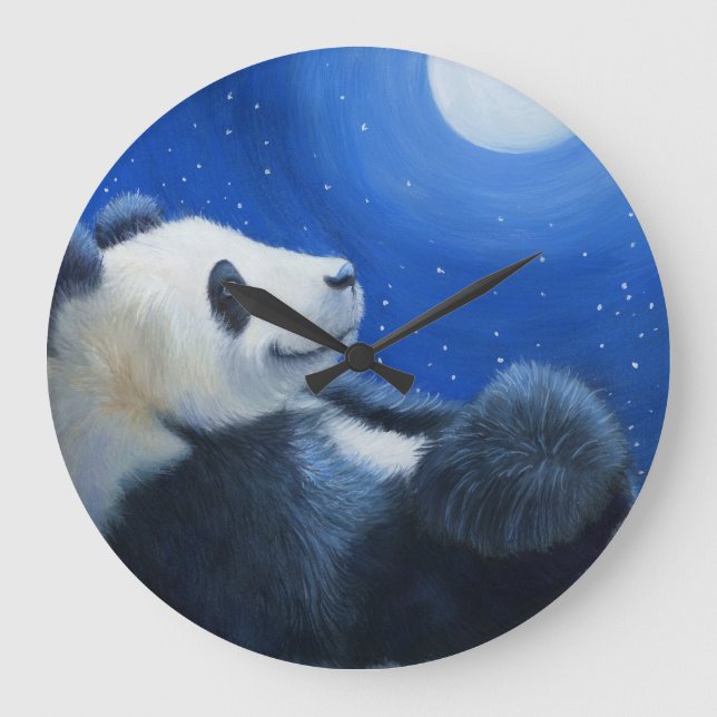 Reloj Redondo Grande Tai Shan bajo la luna (Anverso)