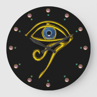 Reloj Redondo Grande TALISMAN AZUL, Negro