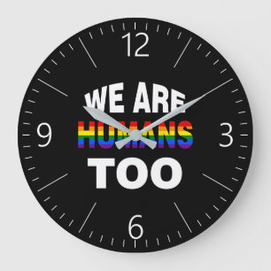 Reloj Redondo Grande También somos humanos
