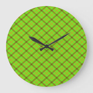 Reloj Redondo Grande Tami Kaye Plaid