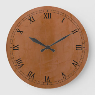 Reloj Redondo Grande Tangerina Sólido