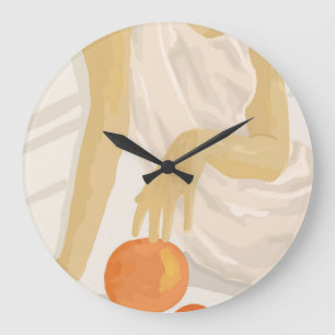 Reloj Redondo Grande Tangerine Grace