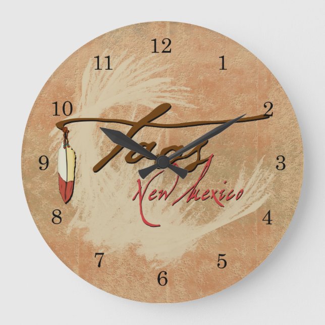 Reloj Redondo Grande Taos, Nuevo México (Anverso)