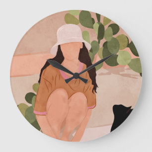 Reloj Redondo Grande Tarde tranquila