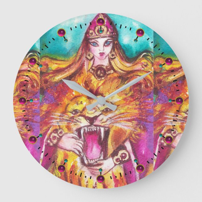 Reloj Redondo Grande TARUTAS DE LAS SOMBRAS PERDIDAS/Fuerza/Fortitud (Anverso)