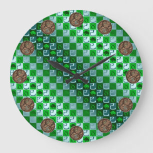 Reloj Redondo Grande Tauro & Serpiente de Tierra