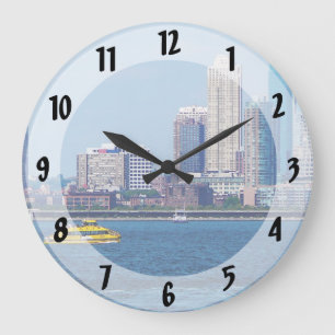 Reloj Redondo Grande Taxi acuático de Nueva York