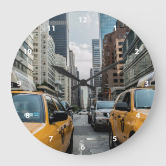 Reloj Redondo Grande Taxi amarillo de Nueva York