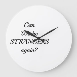 Reloj Redondo Grande Taza clásica con citas novelescas