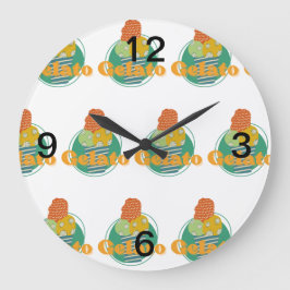 Reloj Redondo Grande taza de gelato