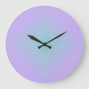 Reloj Redondo Grande Teal Lavender Glow