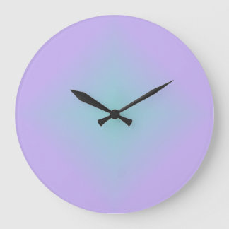 Reloj Redondo Grande Teal Lavender Glow