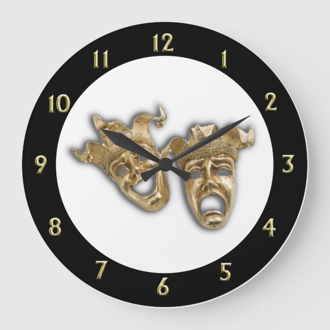 Reloj Redondo Grande Teatro único de comedia y tragedia (Anverso)