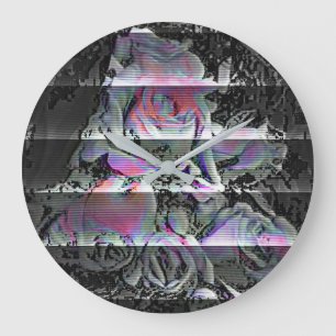 Reloj Redondo Grande Techno Bouquet