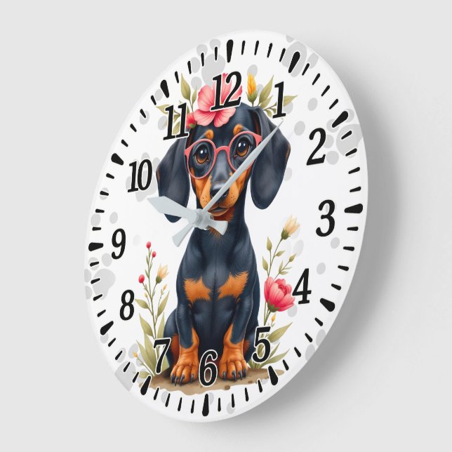 Reloj Redondo Grande Teckel (Ángulo)