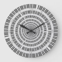 Teclas de piano en blanco y negro