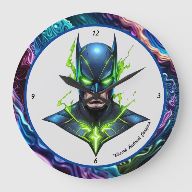 Reloj Redondo Grande "Tecnología de absorción de energía heroica" (Anverso)