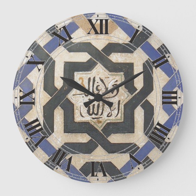 Reloj Redondo Grande Teja #10 de Alhambra (Anverso)