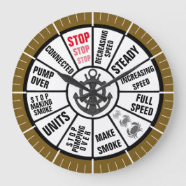 Reloj Redondo Grande Telégrafo náutico de la nave