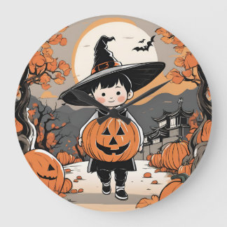 Reloj Redondo Grande tema de halloween