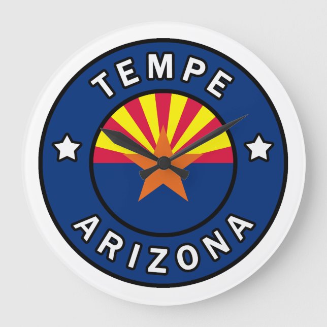 Reloj Redondo Grande Tempe Arizona (Anverso)