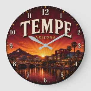 Reloj Redondo Grande Tempe Arizona Desert Sunset City