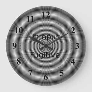 Reloj Redondo Grande Tempus Fugitive Clock