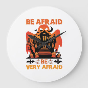 Reloj Redondo Grande Tenga Mucho Miedo Casa Embrujada de Halloween Cala