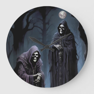 Reloj Redondo Grande Tengo escalofríos en la luz de la luna pálida