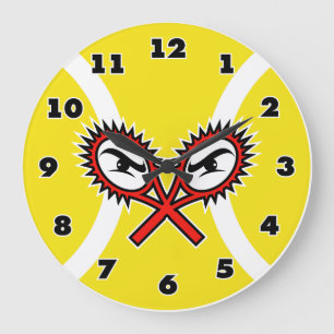 Reloj Redondo Grande Tennis wall clock with unique design