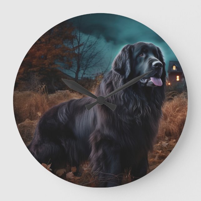 Reloj Redondo Grande Terremoto de Halloween en Terranova (Anverso)