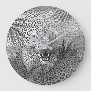 Reloj Redondo Grande Territorio leopardo 2