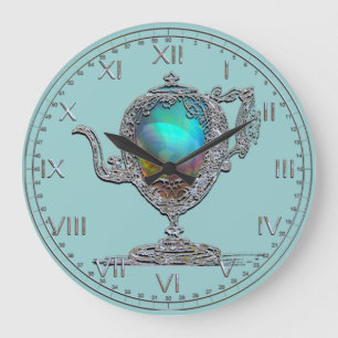 Reloj Redondo Grande Tetera del Victorian