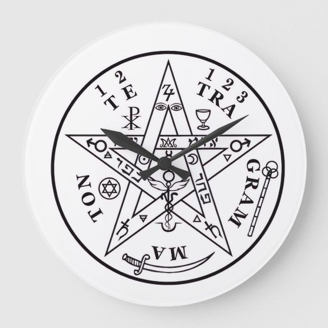 Reloj Redondo Grande Tetragrammaton (Anverso)