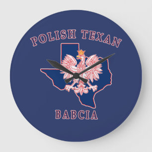 Reloj Redondo Grande Texan Babcia de Polonia