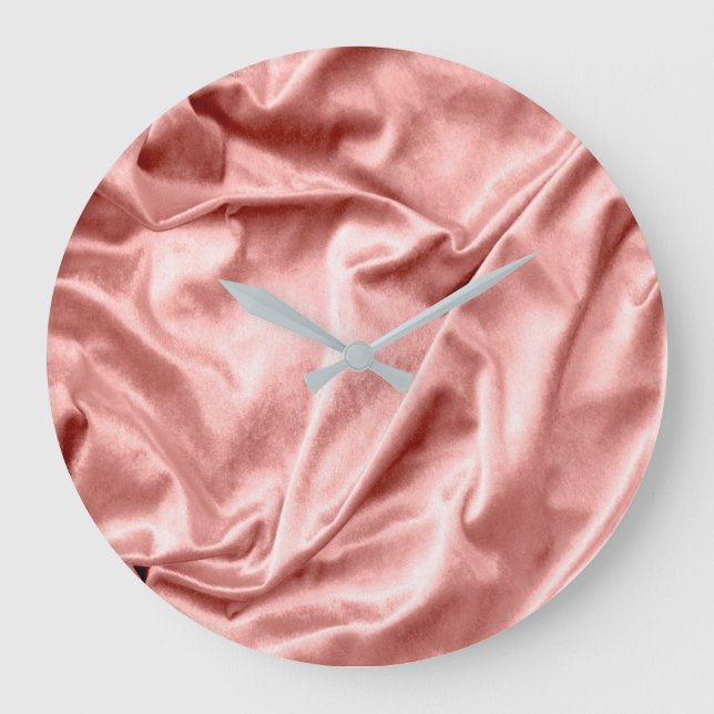 Reloj Redondo Grande Textura de tela 1 (Anverso)