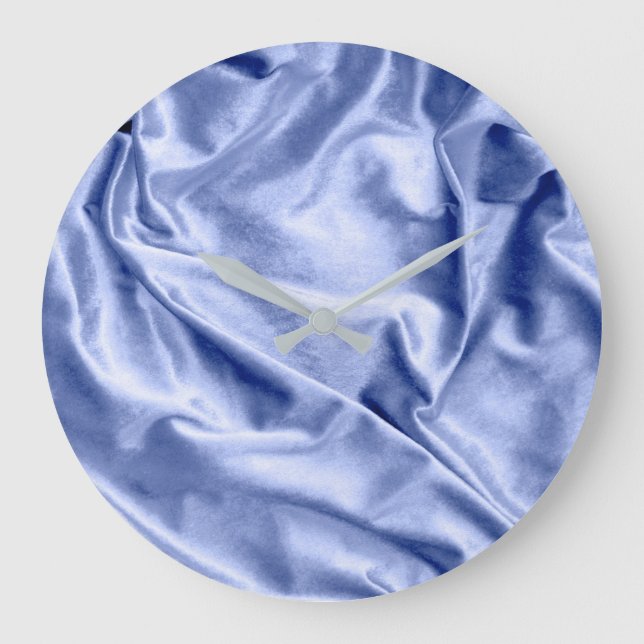 Reloj Redondo Grande Textura de tela 2 (Anverso)