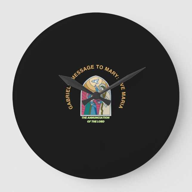 Reloj Redondo Grande The Annunciation of the Lord (Anverso)